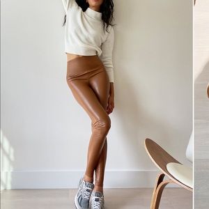 Aritzia leather legging